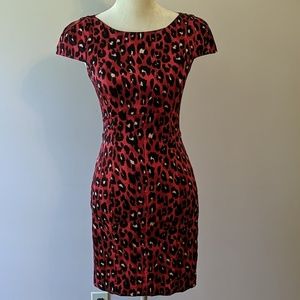 French Connection leopard print dress